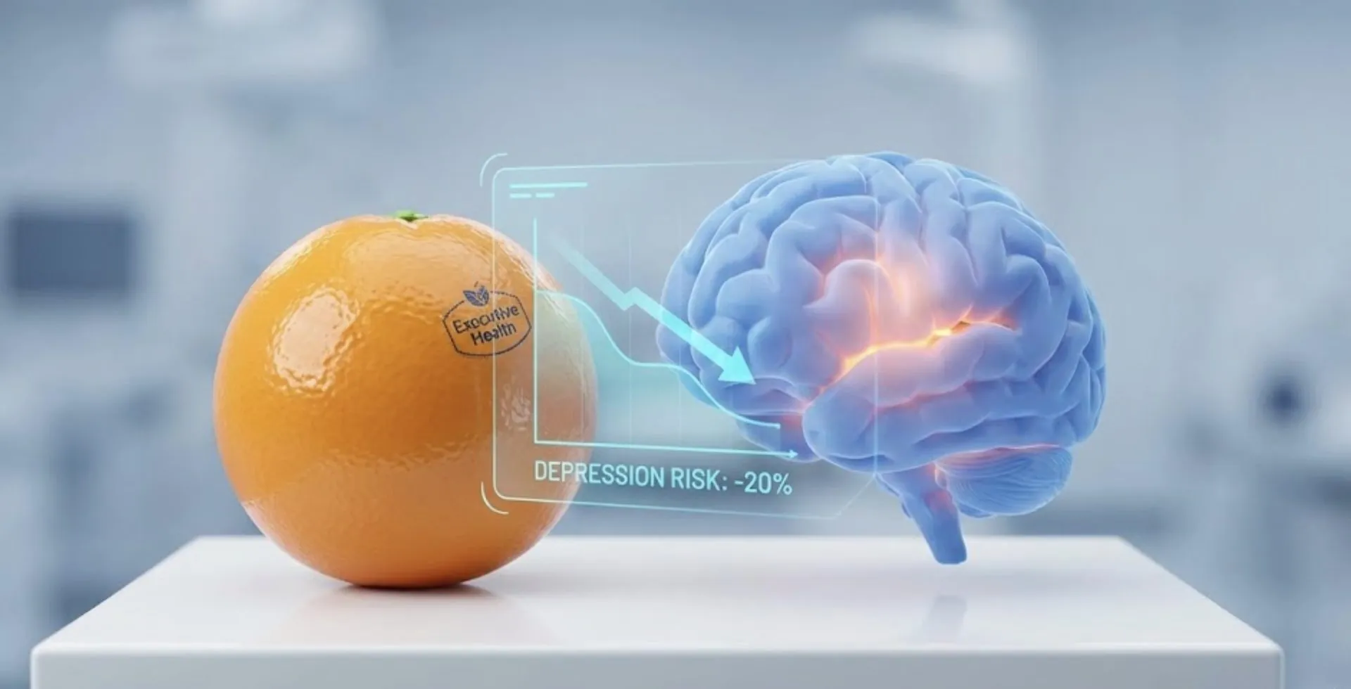 An orange a day keeps the blues away?